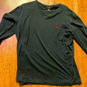 long sleeve casual polo shirt size Men’s medium